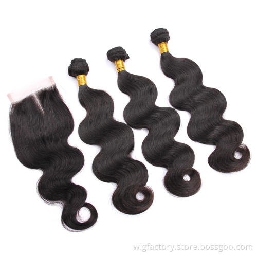 Factory customize private label virgin hair, most popular malaysian hair bundles and closure